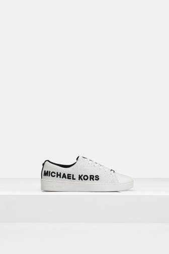 MICHAEL MICHAEL KORS Leder-Sneaker 'Keaton' weiß
