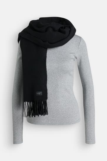 RAG & BONE Schal 'Addison' schwarz