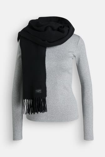 RAG & BONE Schal 'Addison' schwarz