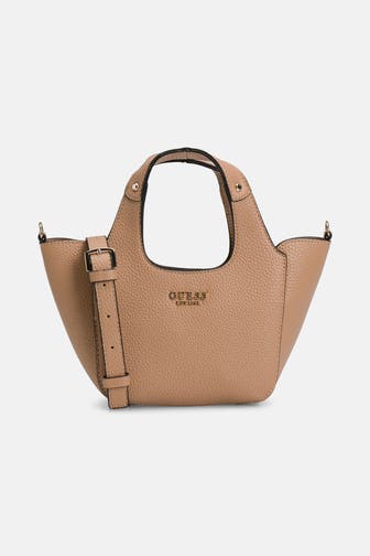 GUESS Handtasche 'Helina' hellbraun