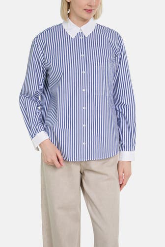 MARC O'POLO DENIM Hemdbluse gestreift