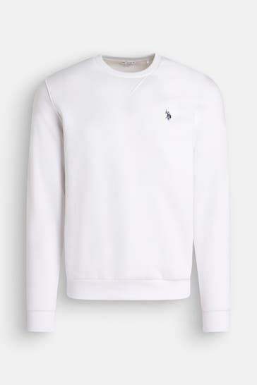 U.S. POLO ASSN. Sweatshirt 'Cick' weiß