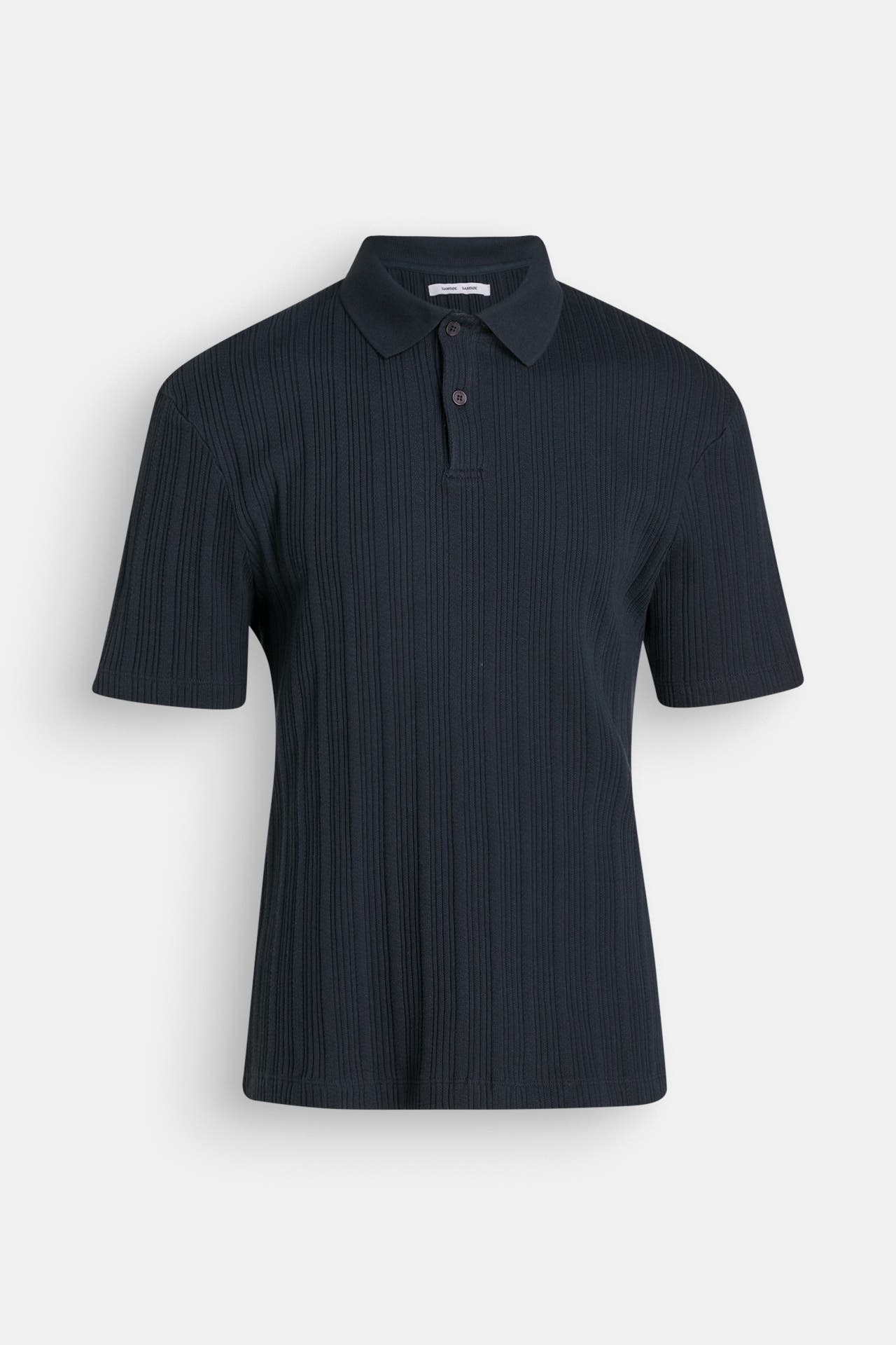 SAMSØE & SAMSØE Strickpolo 'Sakevin' dunkelblau, Bild 1