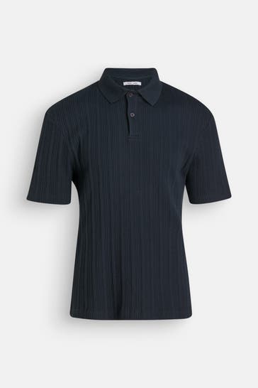 SAMSØE & SAMSØE Strickpolo 'Sakevin' dunkelblau