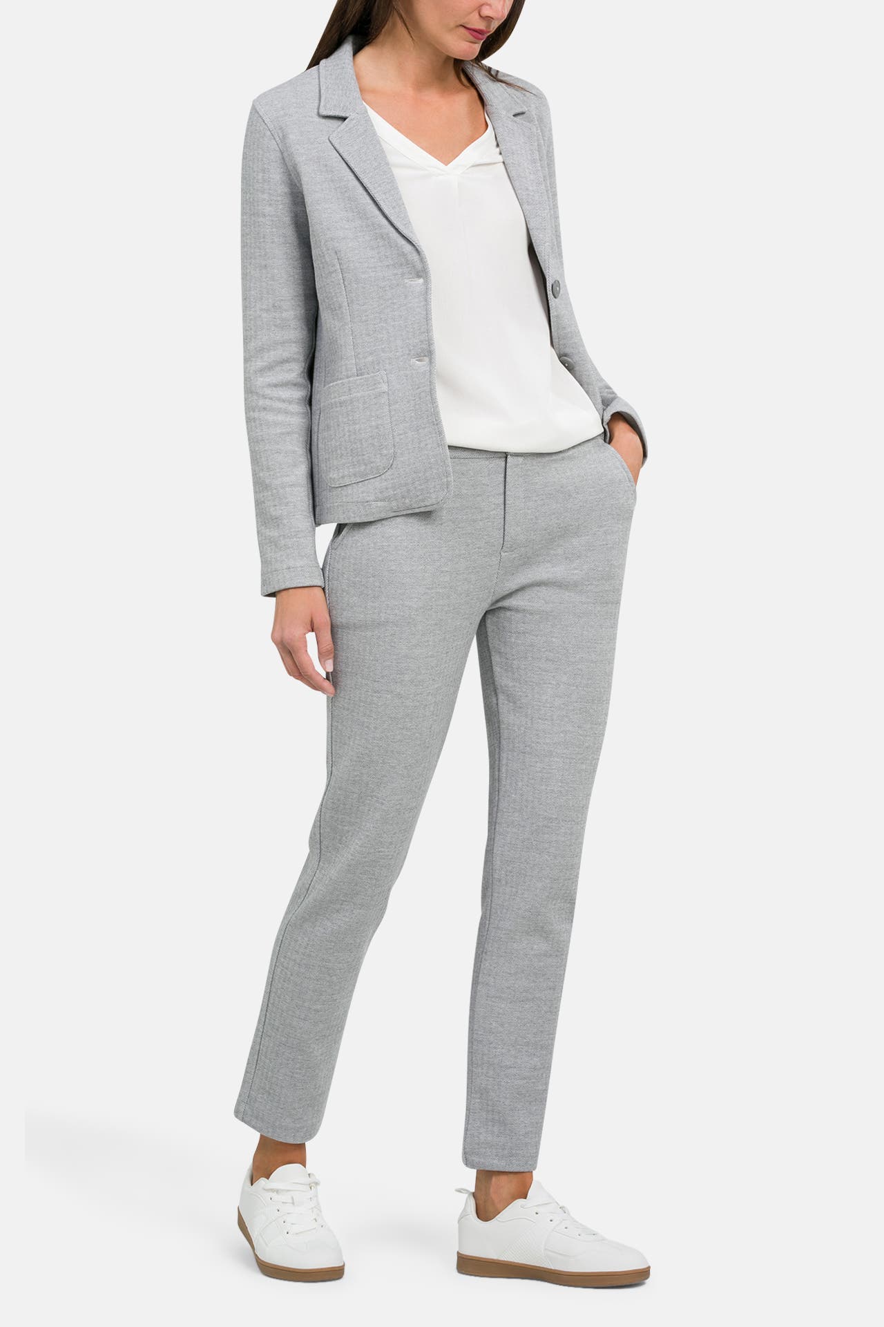 CARTOON Blazer hellgrau, Bild 1