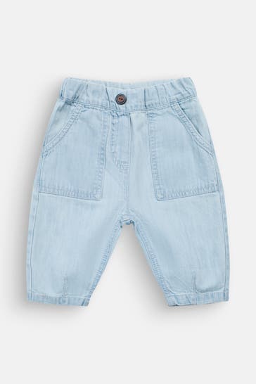 SANETTA Stoffhose blau