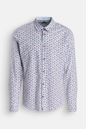 OLYMP Casual-Hemd gemustert