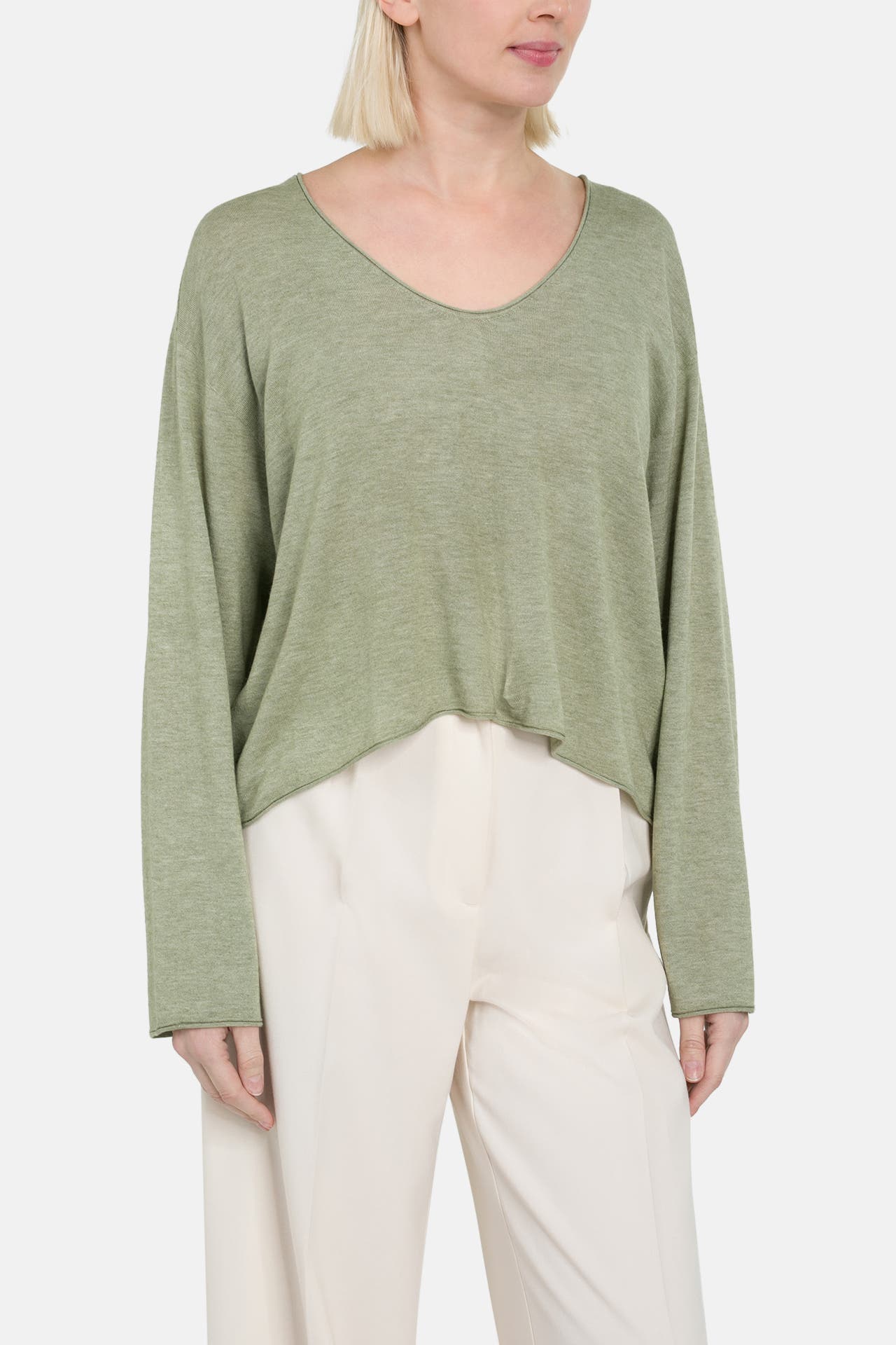 DRYKORN Strickshirt 'Somaija' lindgrün, Bild 1