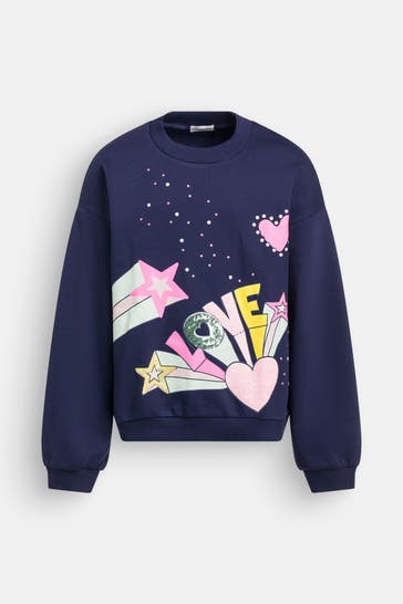 BILLIEBLUSH Sweatshirt dunkelblau