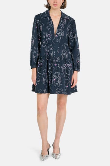 DESIGUAL Minikleid 'Louisville' gemustert