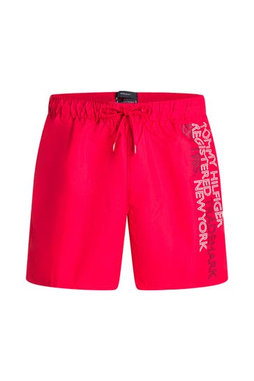 TOMMY HILFIGER Badeshorts rot