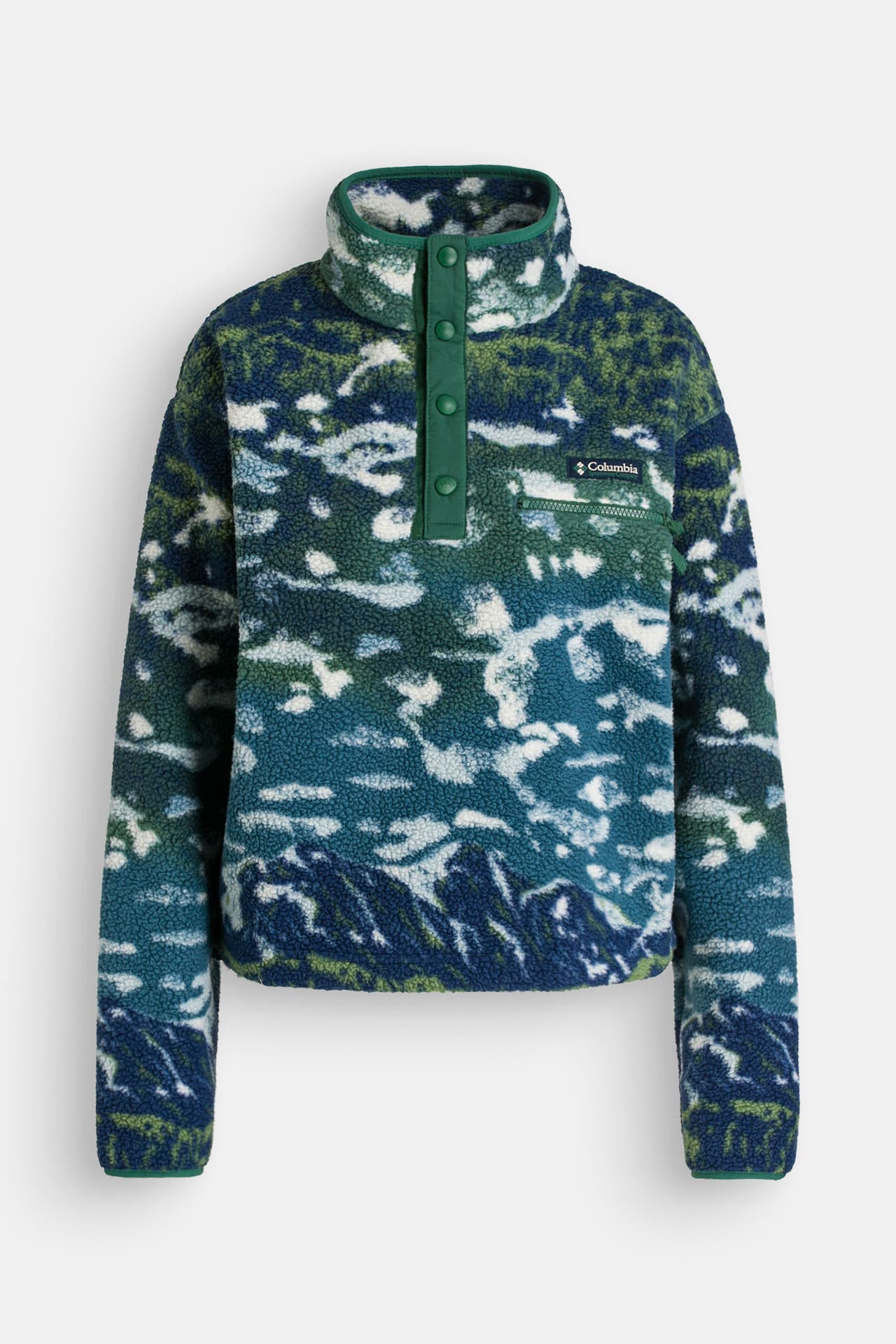 COLUMBIA Fleece-Troyer 'Helvetia™' gemustert, Bild 1