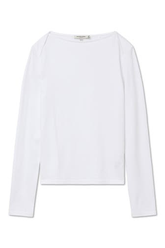SCOTCH & SODA Langarmshirt weiß