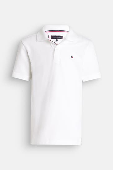 TOMMY HILFIGER Polo-Shirt weiß