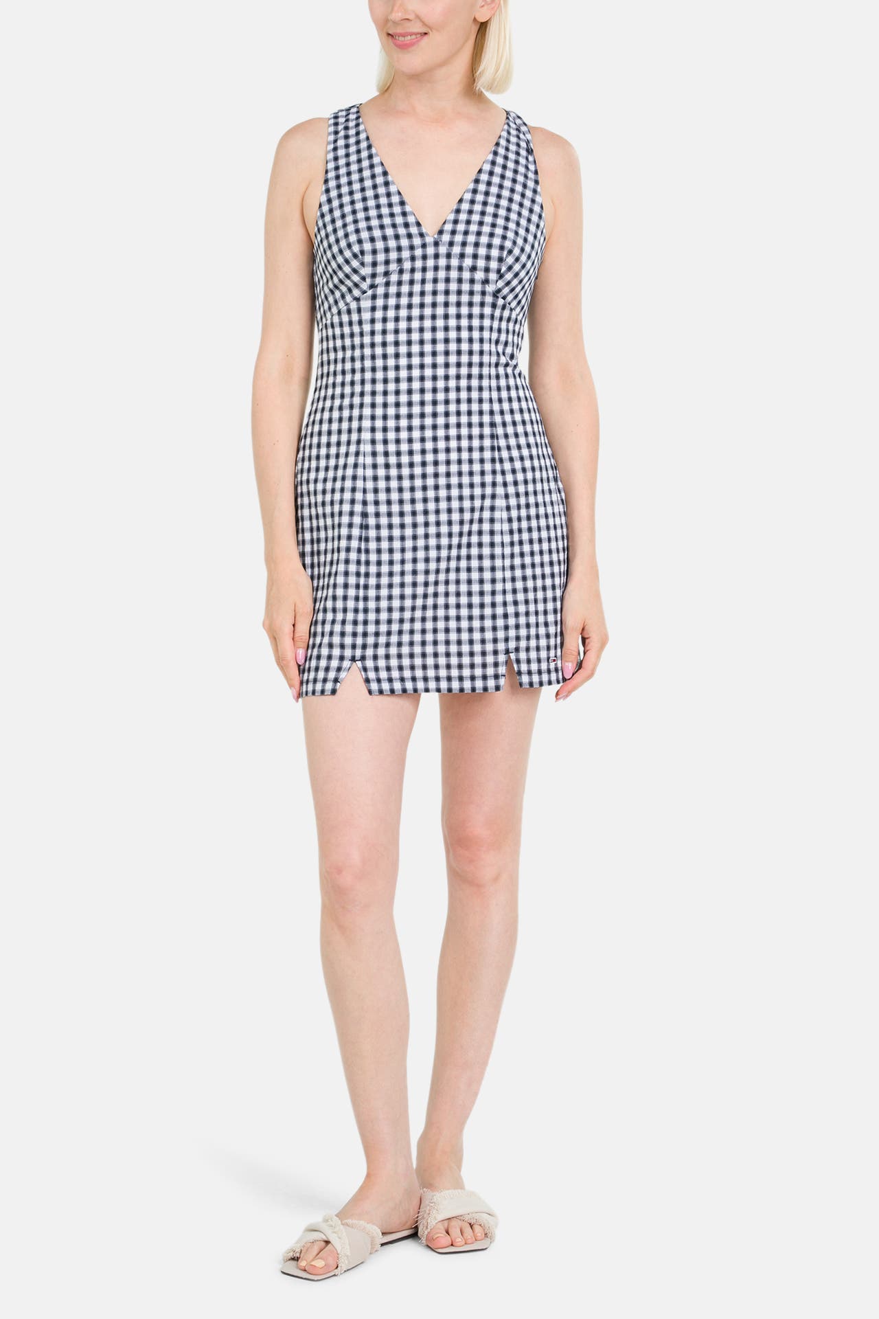 TOMMY HILFIGER Kleid blau kariert, Bild 1
