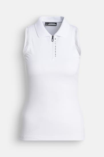 J.LINDEBERG SPORTSWEAR Funktionstop 'Leylo' weiß