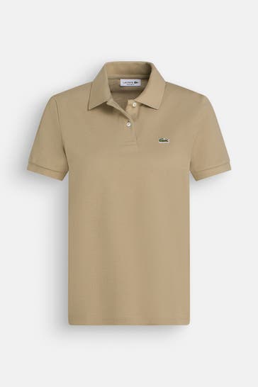 LACOSTE Polo-Shirt hellbraun