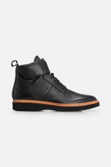 GORDON & BROS Leder-Stiefeletten 'Luca' schwarz
