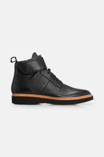 GORDON & BROS Leder-Stiefeletten 'Luca' schwarz