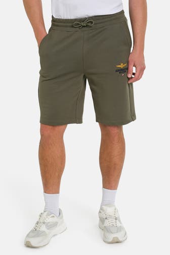 AERONAUTICA MILITARE Sweatshorts dunkelgrün