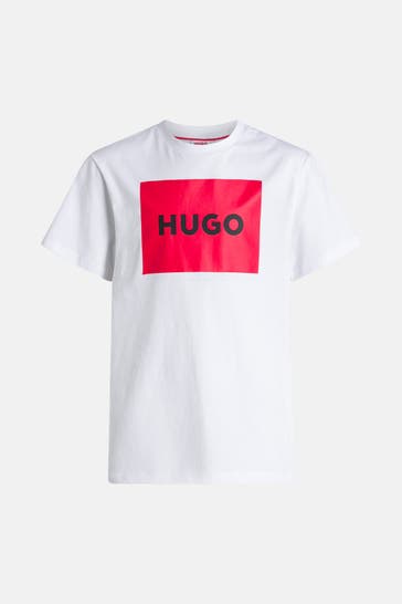 HUGO T-Shirt weiß