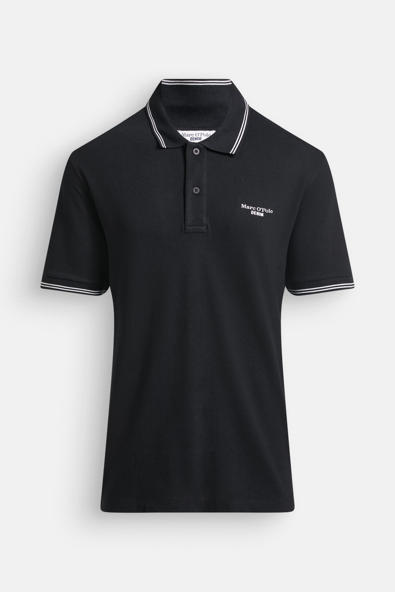 MARC O'POLO DENIM Polo-Shirt schwarz, Bild 1