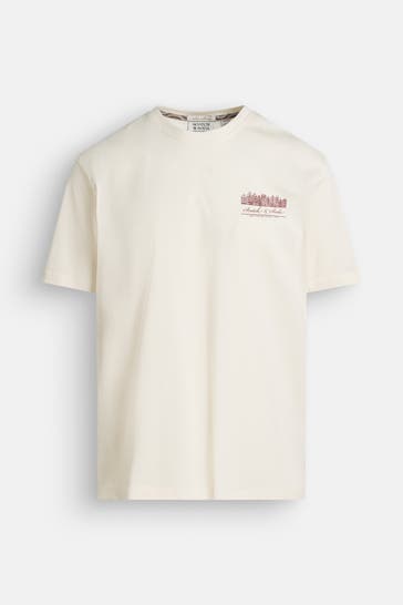 SCOTCH & SODA T-Shirt ecru