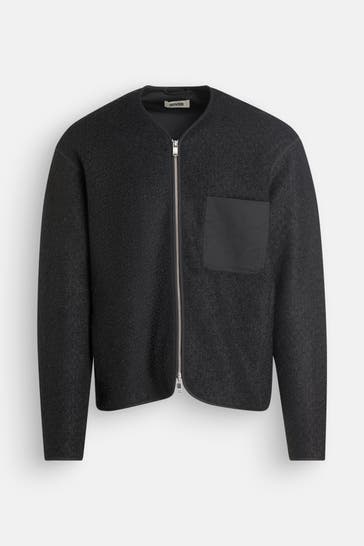 DRYKORN Wollmix-Jacke 'Johnan' schwarz