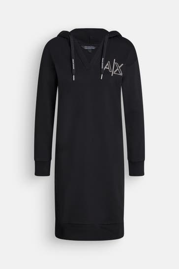 ARMANI EXCHANGE Sweatkleid schwarz