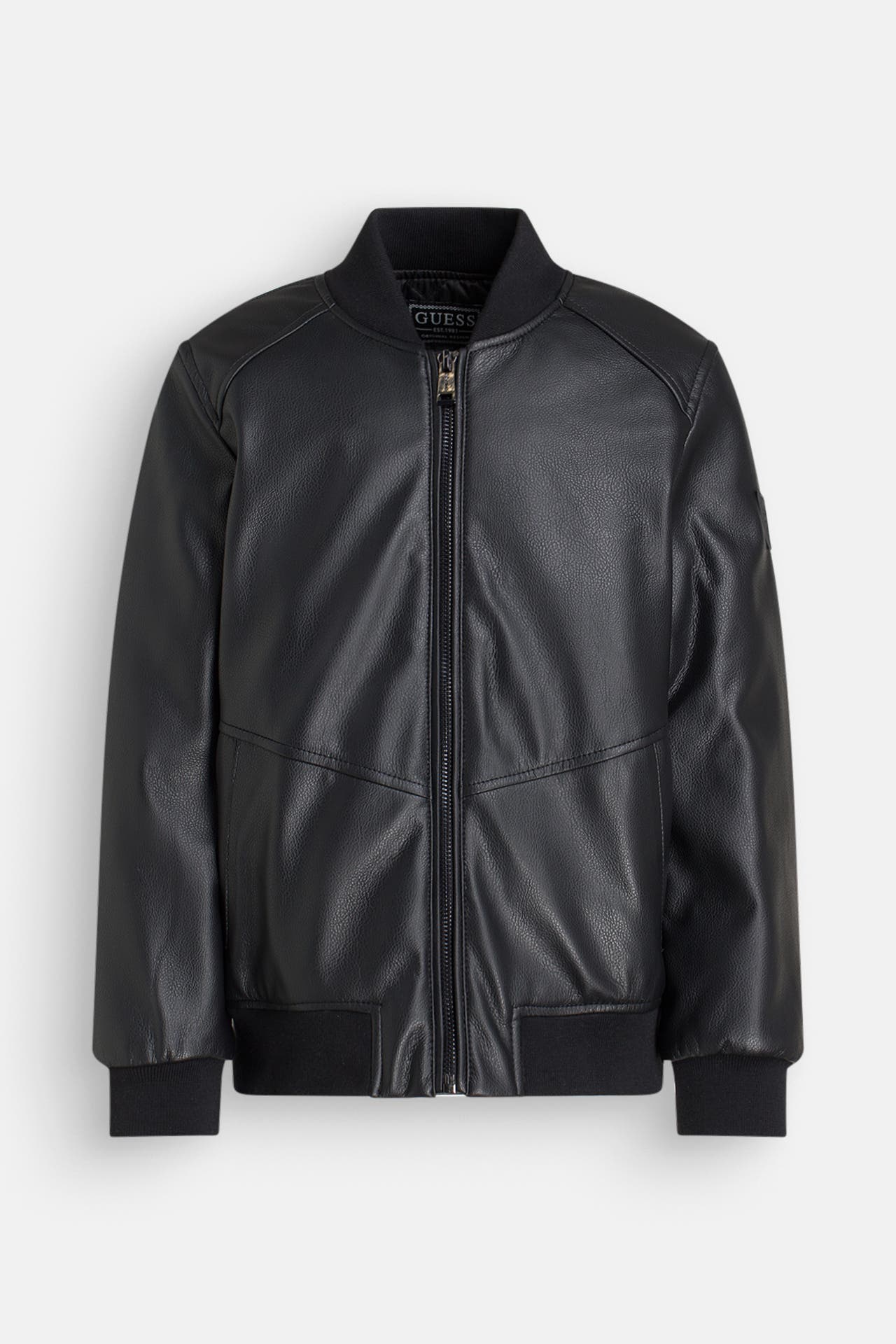 GUESS Kunstlederjacke schwarz, Bild 1