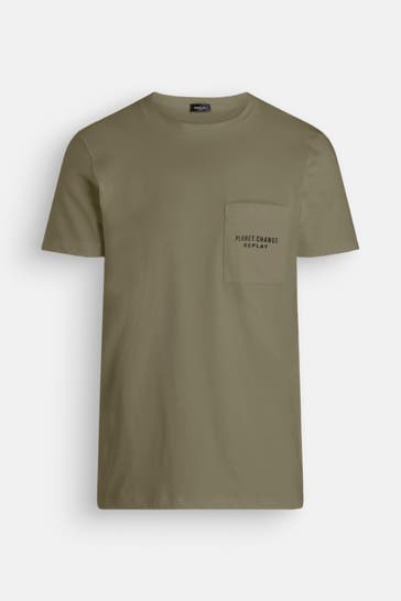 REPLAY T-Shirt oliv