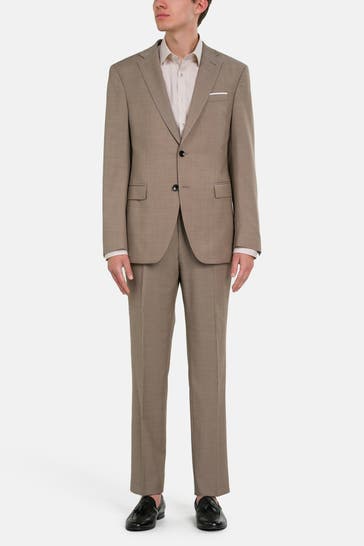 JOOP! Wollmix-Anzug 'Finch' taupe