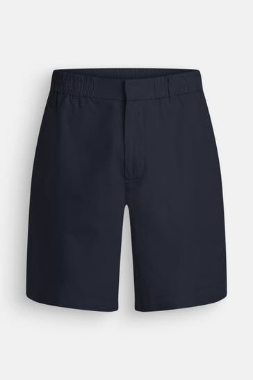 ARMANI EXCHANGE Leinenmix-Shorts dunkelblau