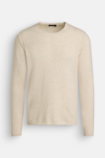 ROBERTO COLLINA Wollmix-Pullover beige