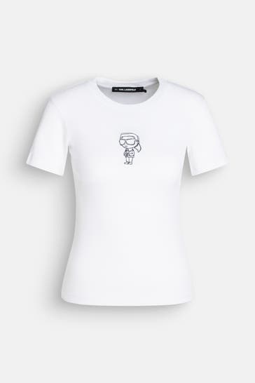 KARL LAGERFELD T-Shirt weiß