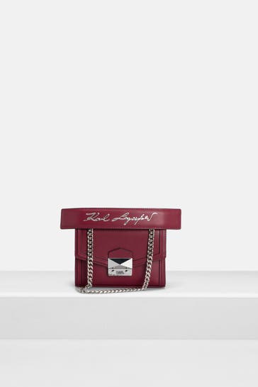 KARL LAGERFELD Umhängetasche bordeaux