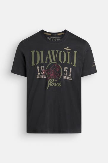 AERONAUTICA MILITARE T-Shirt schwarz