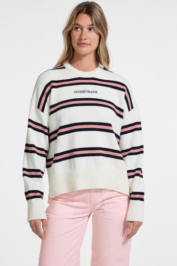 GUESS Strickpullover gestreift
