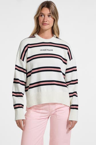 GUESS Strickpullover gestreift