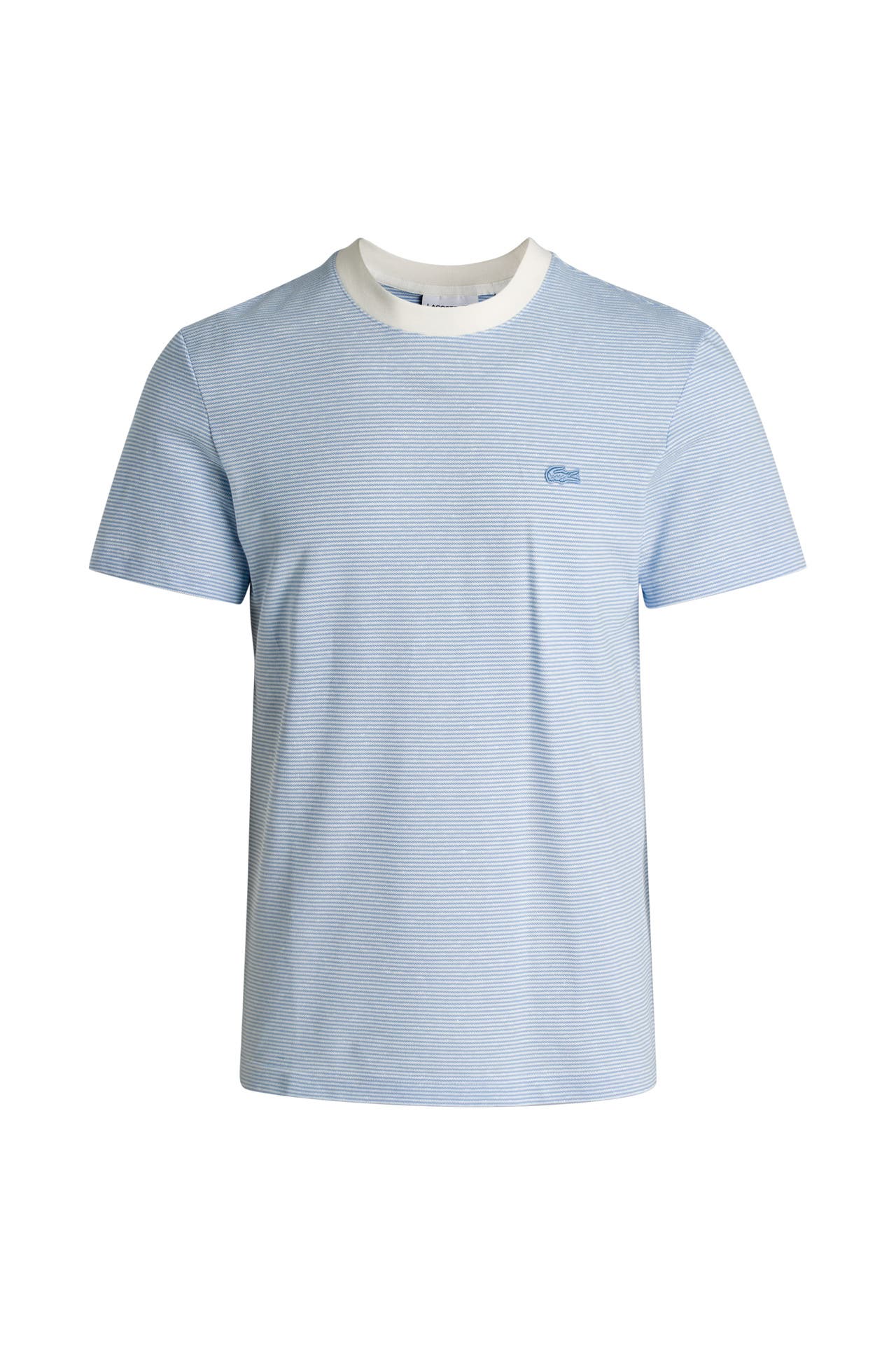 LACOSTE T Shirt hellblau gestreift gunstig online kaufen Outletcity
