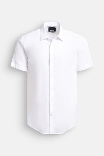 JOOP! Kurzarmhemd weiß