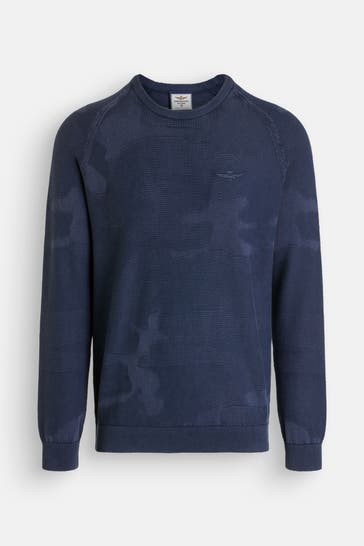 AERONAUTICA MILITARE Strickpullover dunkelblau