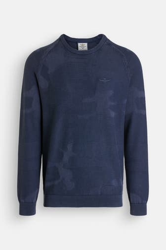 AERONAUTICA MILITARE Strickpullover dunkelblau