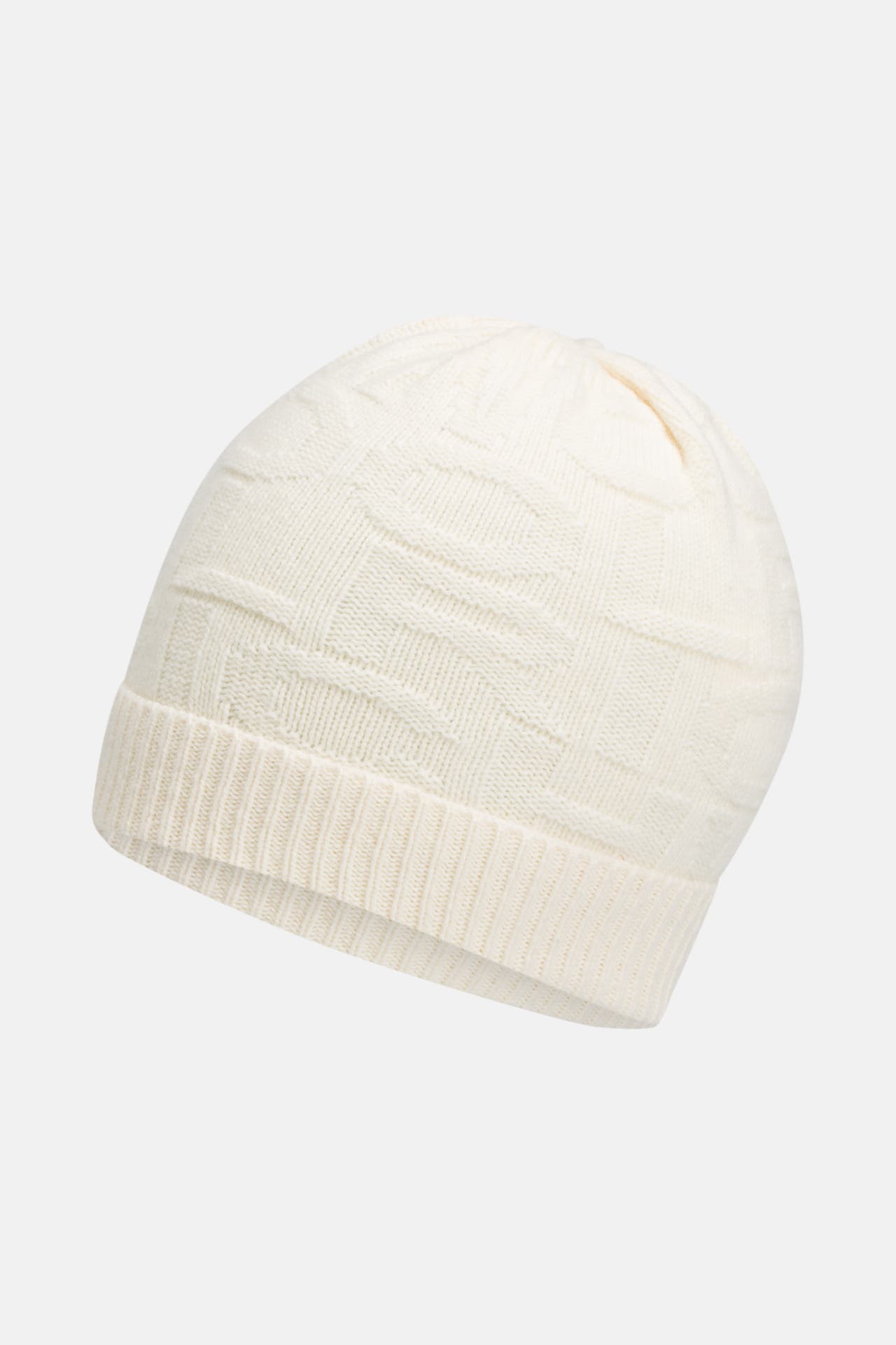 WOOLRICH Wollmix-Mütze ecru unisex, Bild 1
