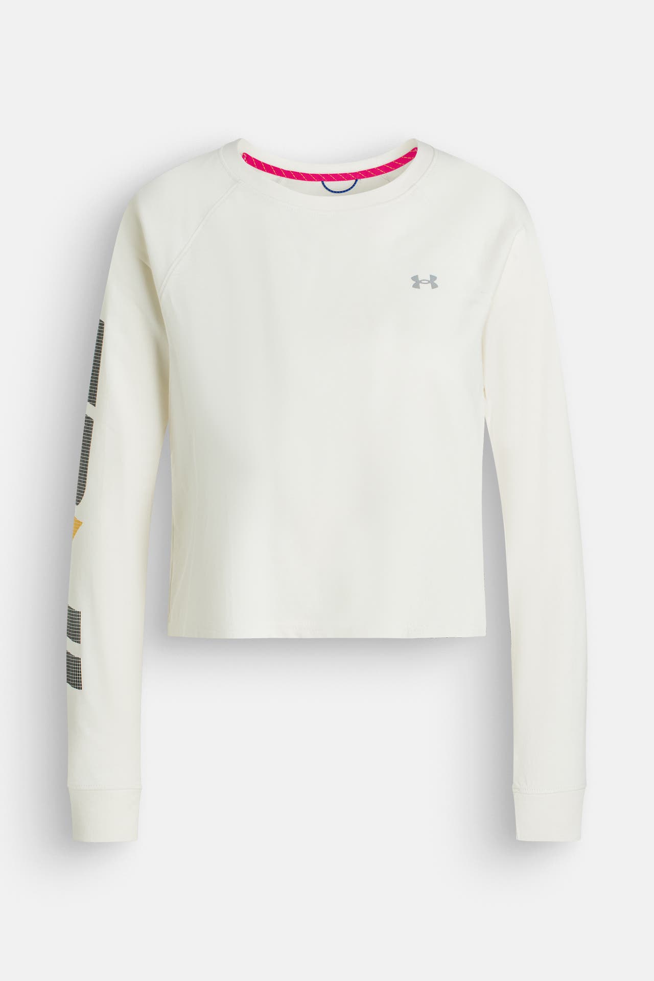 UNDER ARMOUR Longsleeve 'Trail Run' ecru, Bild 1