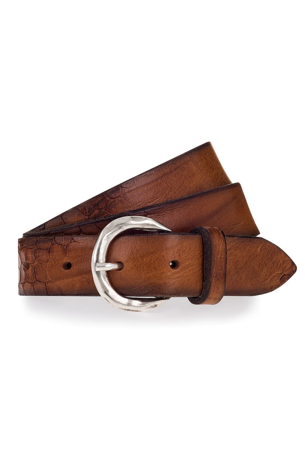 B.BELT Ledergürtel mittelbraun, Bild 1