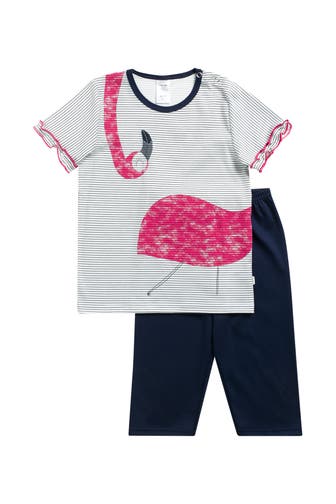 CALIDA Pyjama zweifarbig