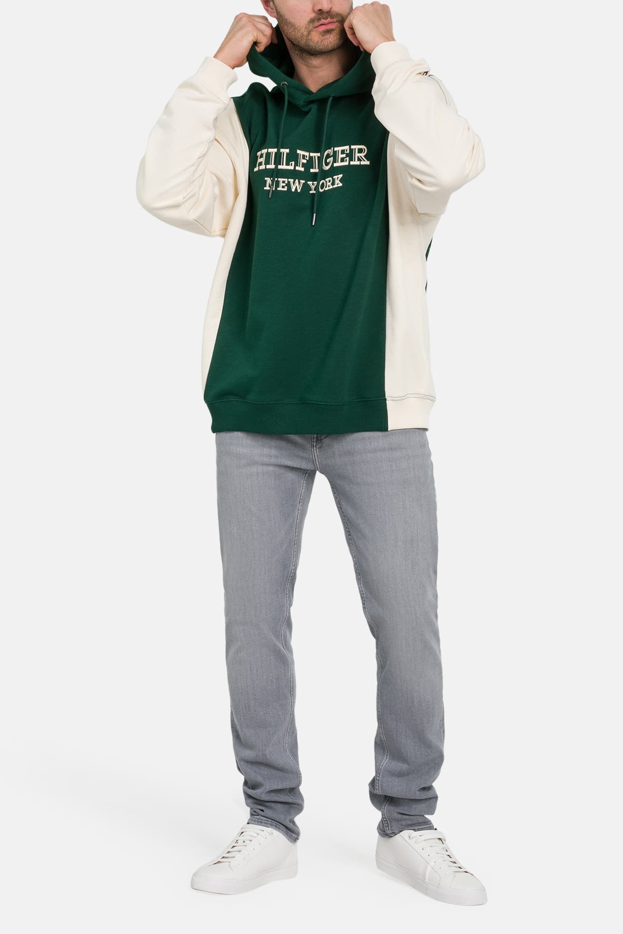 TOMMY HILFIGER Hoodie zweifarbig, Bild 1