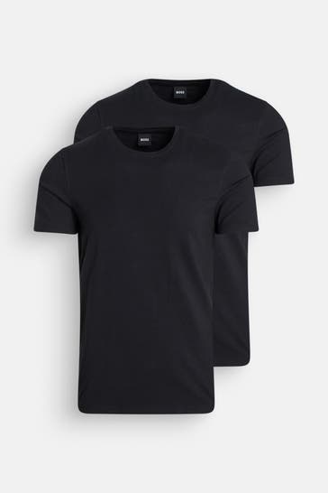 BOSS 2er-Pack T-Shirt schwarz