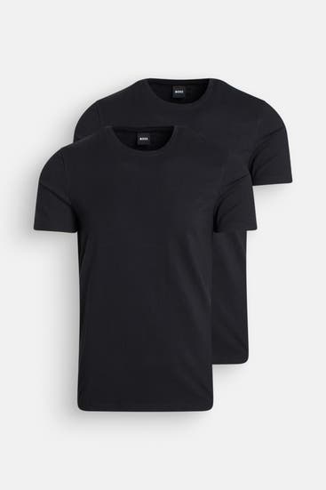 BOSS - 2er-Pack T-Shirt schwarz
